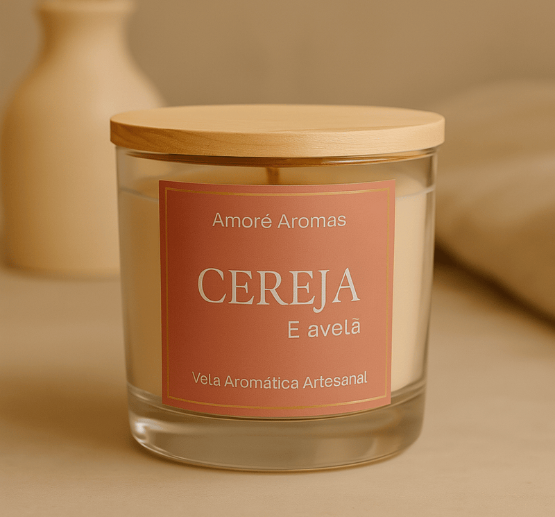 Vela Aromática Cereja e Avelã 110g