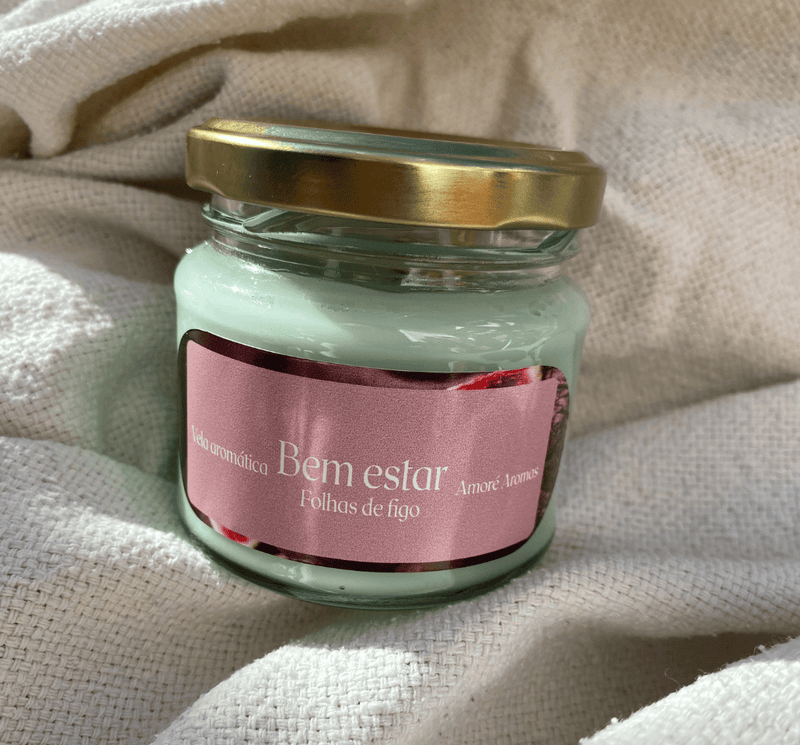 Vela Aromática Bem-estar - Folhas de Figo 110g