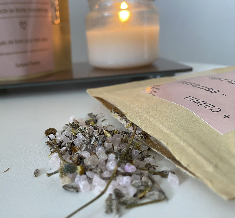 Escalda Pés de Lavanda + Calma - Estresse - 220g