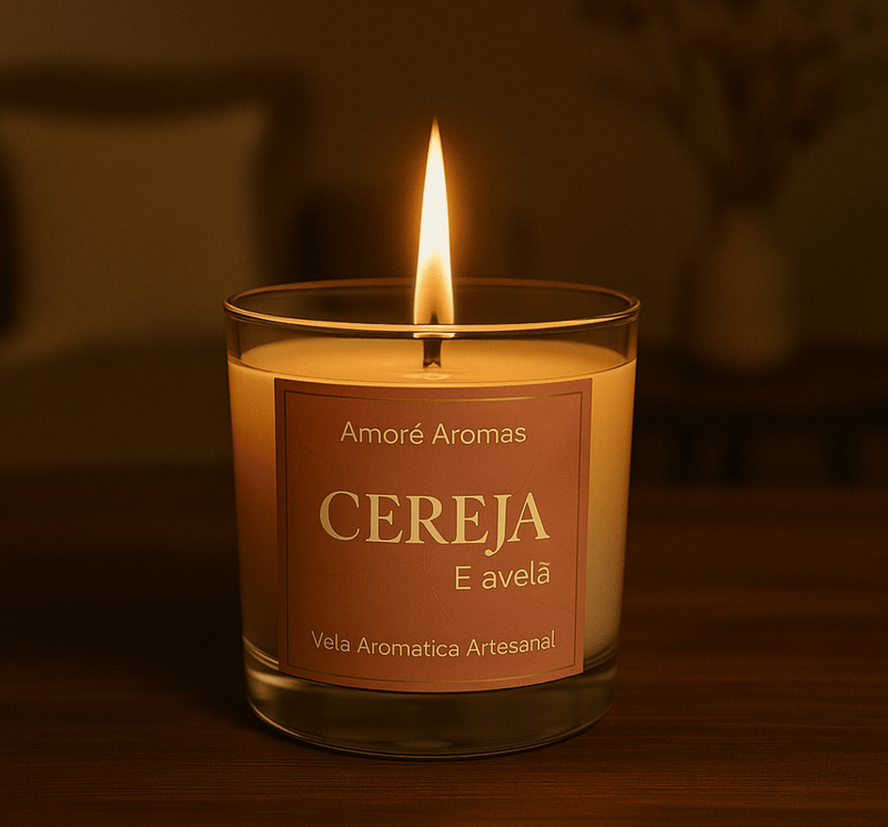 Vela Aromática Cereja e Avelã 110g