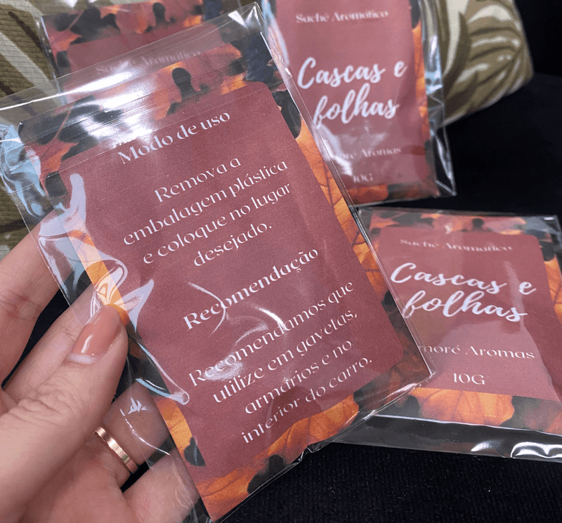 Sache aromático Cascas e folhas 10g