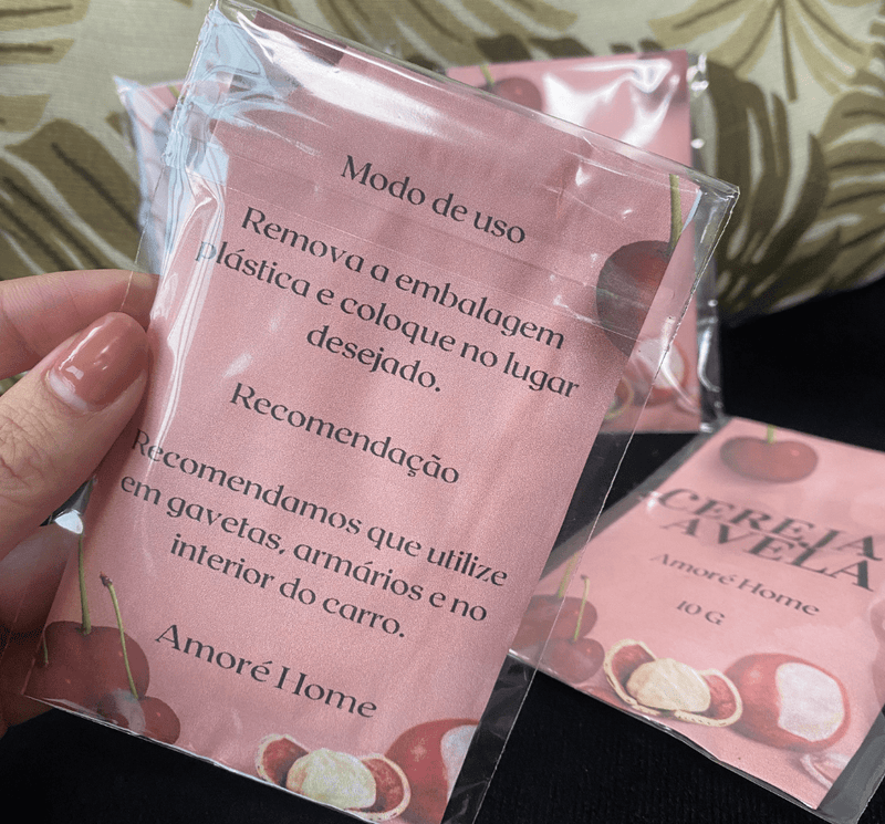 Sachê Aromático Cereja e avelã 10g
