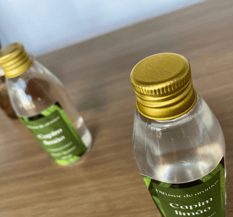 Refil de Difusor de Ambiente Capim limão  100ml + 5 Varetas Grátis