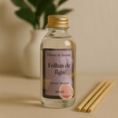 Refil de Difusor de Ambientes Folhas de Figo 100 ml + 5 Varetas Grátis