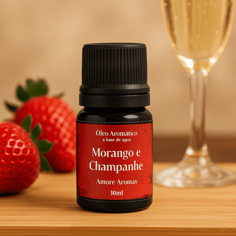 Óleo Aromático Morango Champanhe 10ml