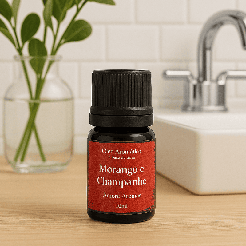 Óleo Aromático Morango Champanhe 10ml