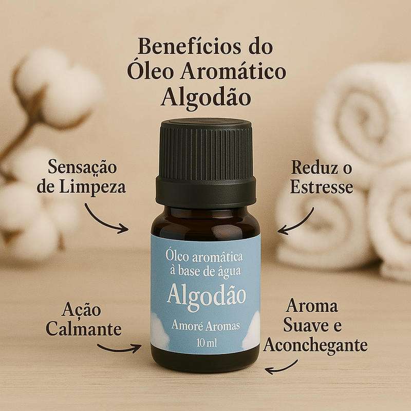Óleo Aromático de Algodão 10ml
