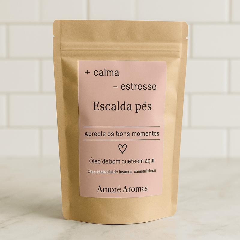 Escalda Pés de Lavanda + Calma - Estresse - 220g